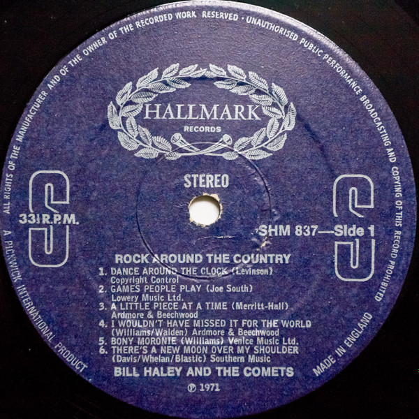 Cover zu Bill Haley And His Comets - Rock Around The Country | 1974 | Vinyl, LP, Album | Rock, Folk, World, & Country | UK Schallplatten Ankauf