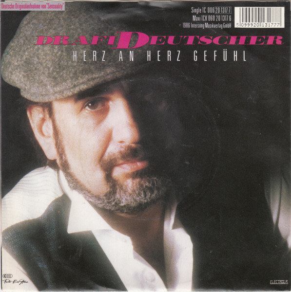 Cover zu Drafi Deutscher - Herz An Herz Gefühl | 1986 | Vinyl | Electronic, Pop | Germany Schallplatten Ankauf