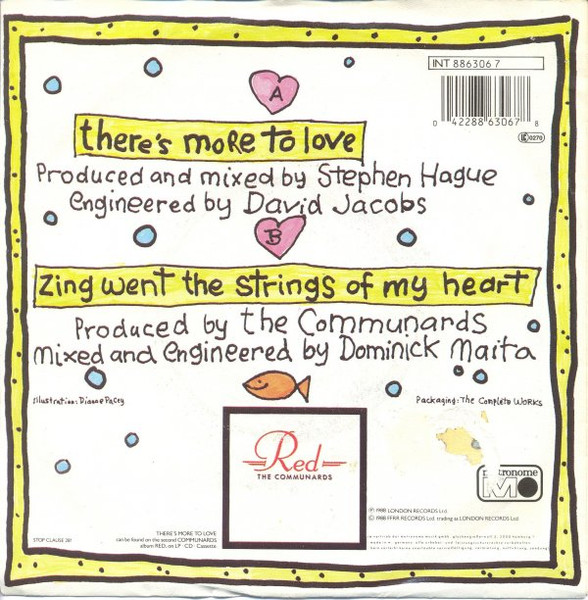 Cover zu The Communards - There's More To Love | 1988 | Vinyl | Electronic | Germany Schallplatten Ankauf