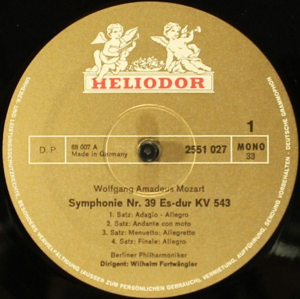 Cover zu Wilhelm Furtwängler, Berliner Philharmoniker - Wilhelm Furtwängler • Berliner Philharmoniker | Vinyl | Non-Music, Classical | Germany