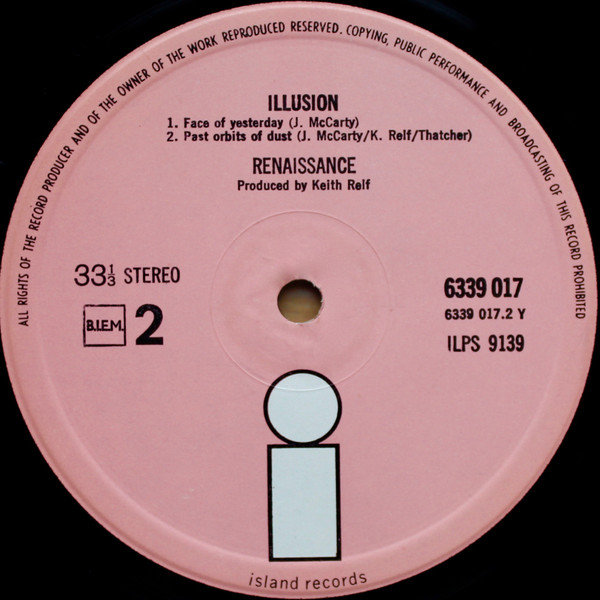 Cover zu Renaissance (4) - Illusion | 1971 | LP, Album, Pin | Rock | Netherlands