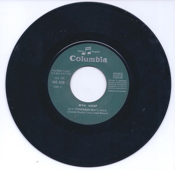 Cover zu Wyn Hoop - Auf Wiedersehn, Mallorca / Tango Mallorca | 1967 | Vinyl | Pop | Spain
