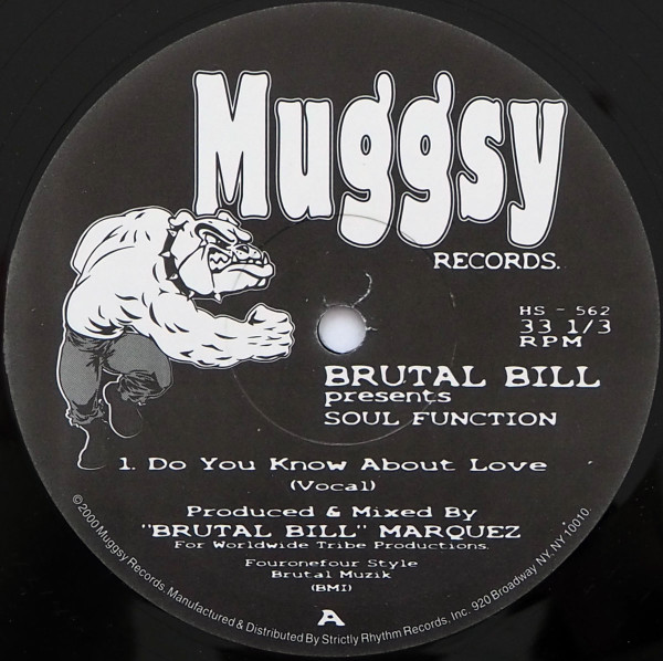 Cover zu Brutal Bill Presents Soul Function - Do You Know About Love | 2000 | Vinyl | Electronic | US Schallplatten Ankauf