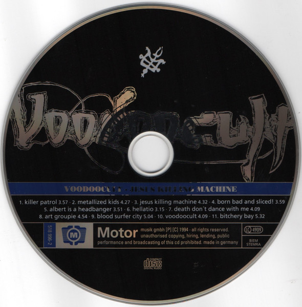 Cover zu Voodoocult - Jesus Killing Machine | 1994 | Vinyl | Rock | Germany