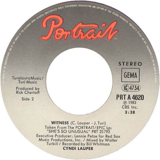 Cover zu Cyndi Lauper - She Bop | 1984 | 7