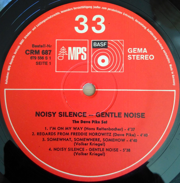 Cover zu The Dave Pike Set - Noisy Silence — Gentle Noise | 1971 | Vinyl | Jazz | Germany Schallplatten Ankauf