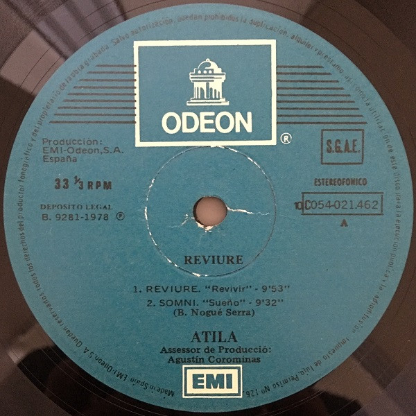 Cover zu Atila - Reviure