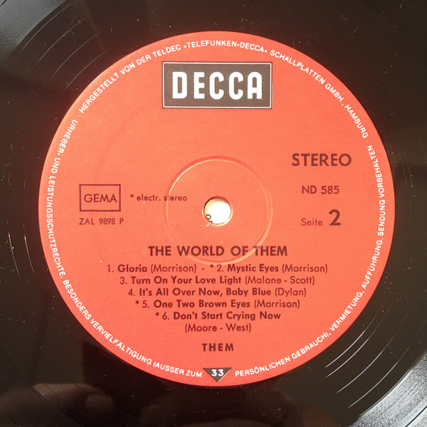 Cover zu Them (3) - The World Of Them | LP, Comp, RE | Rock, Blues | Germany Schallplatten Ankauf