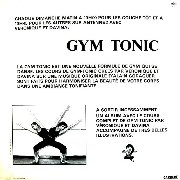 Cover zu Véronique & Davina - Gym Tonic | 1982 | Vinyl | Electronic, Stage & Screen | France