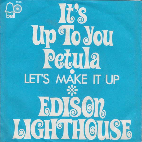 Cover zu Edison Lighthouse - It's Up To You Petula | 1970 | Vinyl | Rock, Pop | Germany Schallplatten Ankauf