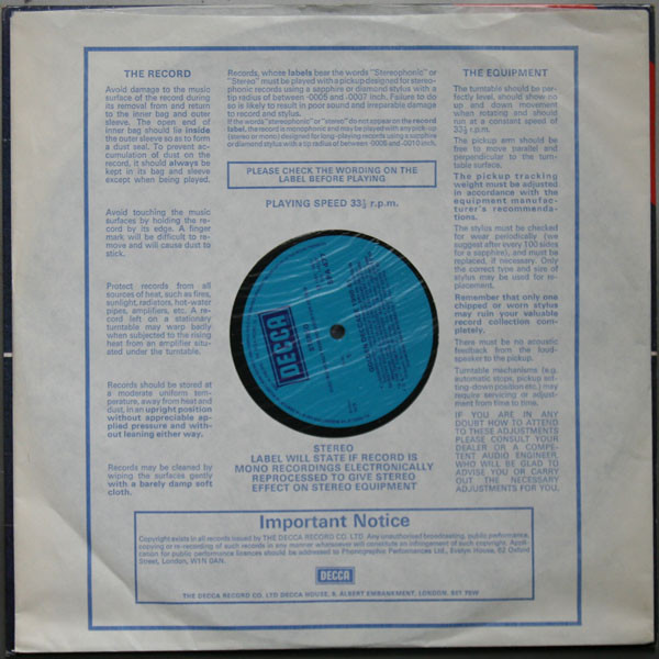 Cover zu Various - Golden Deccade 1960-1 | 1974 | Vinyl | Rock, Blues, Pop | UK Schallplatten Ankauf