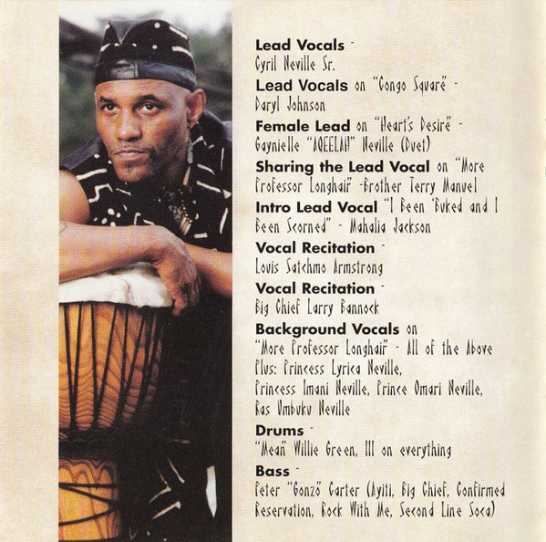 Cover zu Cyril Neville & The Uptown Allstars - The Fire This Time | 1995 | Vinyl | Reggae, Funk / Soul | Germany