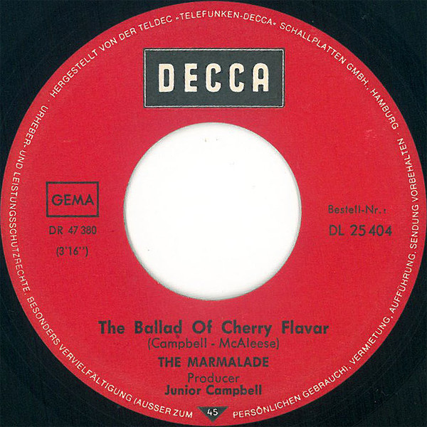 Cover zu The Marmalade - Rainbow | 1970 | Vinyl, 45 RPM, 7