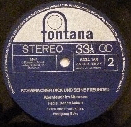 Cover zu Wolfgang Ecke - Schweinchen Dick Und Seine Freunde 2 | 1973 | Vinyl | Non-Music | Germany