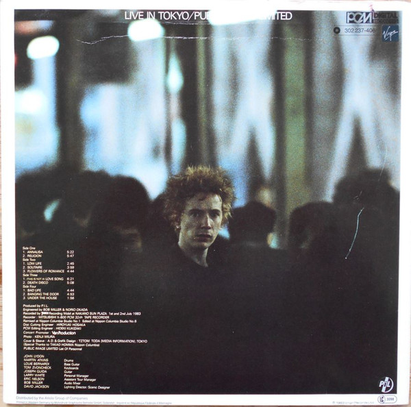Cover zu Public Image Limited - Live In Tokyo | 2x12