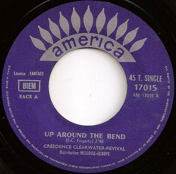 Cover zu Creedence Clearwater Revival - Run Through The Jungle / Up Around The Bend | 1970 | Vinyl | Rock | France