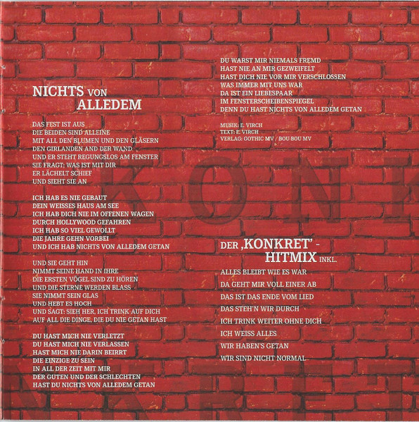 Cover zu Wolfgang Petry - Konkret | 2000 | Vinyl | Pop | Germany