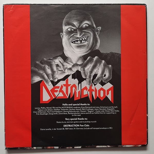 Cover zu Destruction - Live - Without Sense | 1989 | Vinyl | Rock | Europe