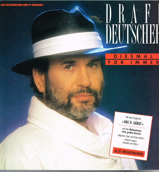 Cover zu Drafi Deutscher - Diesmal Für Immer | 1987 | Vinyl | Rock, Pop | Germany
