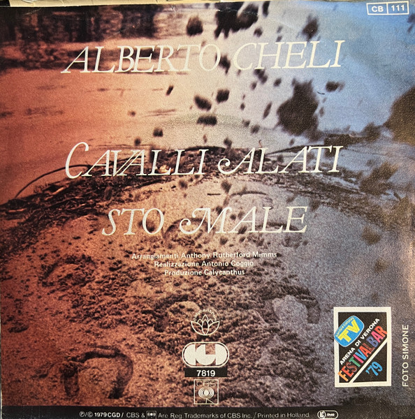 Cover zu Alberto Cheli - Cavalli Alati | 1979 | Vinyl | Rock, Pop | Germany Schallplatten Ankauf