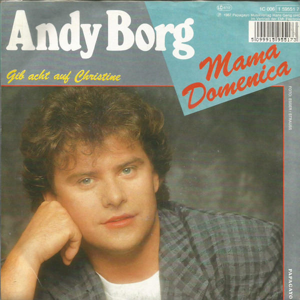Cover zu Andy Borg - Mama Domenica | 1987 | Vinyl | Pop | Germany Schallplatten Ankauf