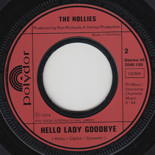 Cover zu The Hollies - I'm Down | 1974 | Vinyl | Rock, Pop | Germany Schallplatten Ankauf
