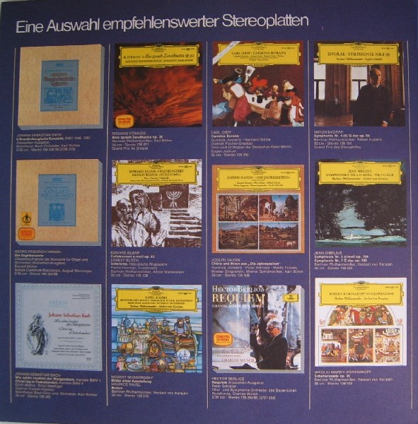Cover zu Various - Hifi-Stereo-Festival 70 | 1970 | Vinyl | Classical | Germany Schallplatten Ankauf