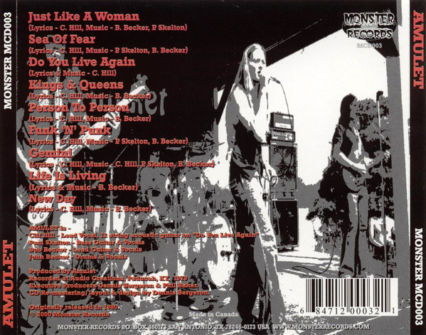 Cover zu Amulet (4) - Amulet | 2000 | CD, Album, Reissue, Remastered | Rock | US Schallplatten Ankauf