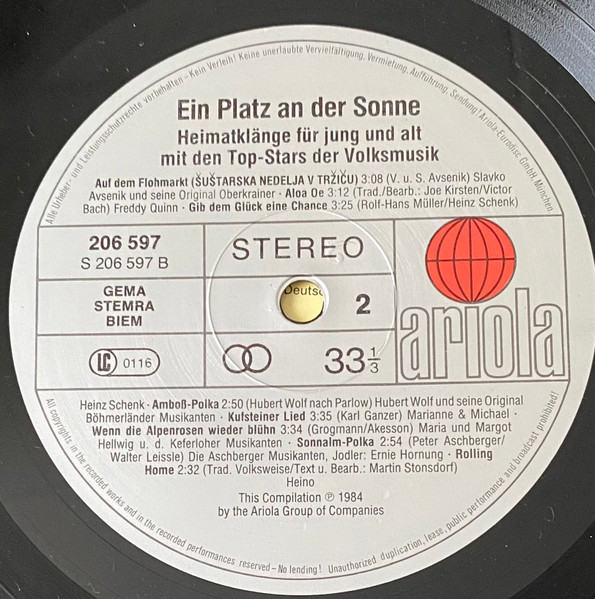 Cover zu Various - Heimat-Klänge | 1984 | Vinyl | Folk, World, & Country | Europe