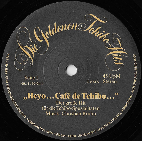 Cover zu Christian Bruhn - Die Goldenen Tchibo-Hits | 1979 | Vinyl | Latin, Pop | Germany Schallplatten Ankauf