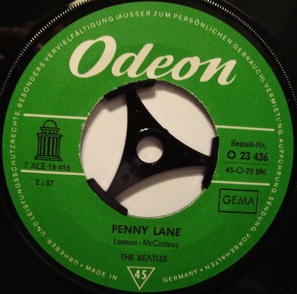 Cover zu The Beatles - Strawberry Fields Forever / Penny Lane | 1967 | 7