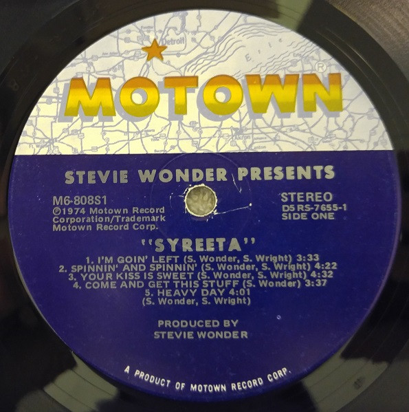 Cover zu Stevie Wonder Presents Syreeta - Syreeta | 1974 | Vinyl | Funk / Soul | US Schallplatten Ankauf