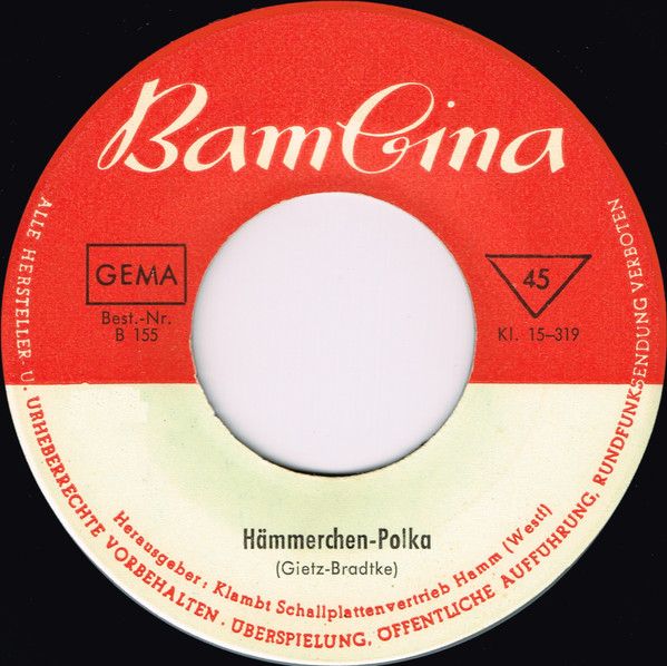 Cover zu Unknown Artist - Die Liebe Ist Vergänglich / Hämmerchen-Polka | Vinyl | Pop | Germany Schallplatten Ankauf