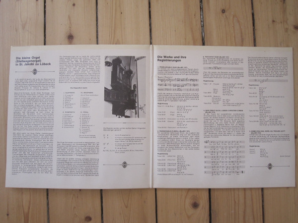 Cover zu Dieterich Buxtehude - Armin Schoof - Armin Schoof An Der Kleinen Orgel (Stellwagenorgel) In St. Jakobi Zu Lübeck | Vinyl | Classical | Germany
