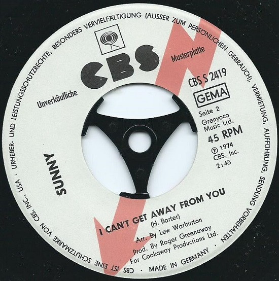 Cover zu Sunny Leslie - A Warm And Tender Romance | 1974 | Vinyl | Pop | Germany
