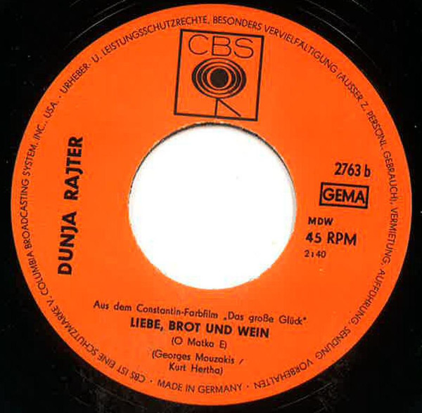 Cover zu Dunja Rajter - Schwarze Perlen | 1967 | Vinyl | Pop | Germany Schallplatten Ankauf