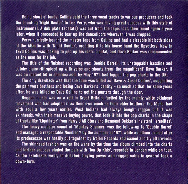 Cover zu Dave & Ansel Collins - Dave And Ansel Collins | 2001 | Vinyl | Reggae | Germany