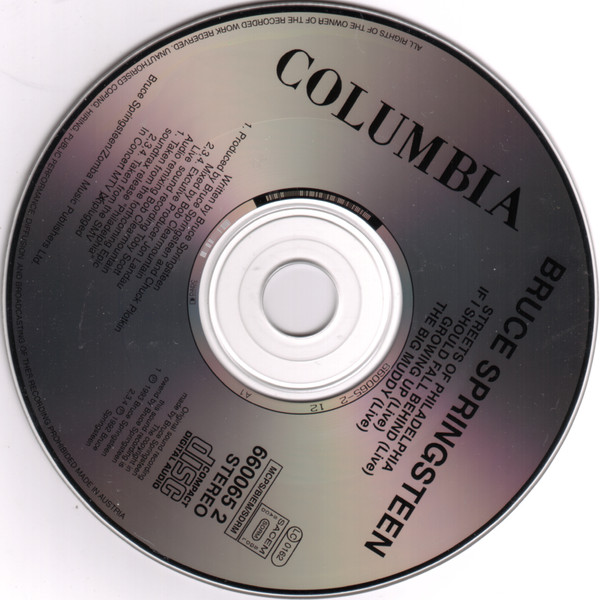 Cover zu Bruce Springsteen - Streets Of Philadelphia | 1994 | Vinyl | Electronic, Rock, Stage & Screen | Europe