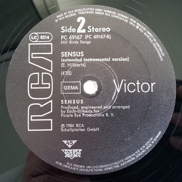 Cover zu Sensus - Sensus | 1984 | Vinyl, Stereo, 12