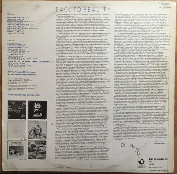 Cover zu Roy Harper - Harper 1970-1975 | 1978 | Vinyl | Rock | UK