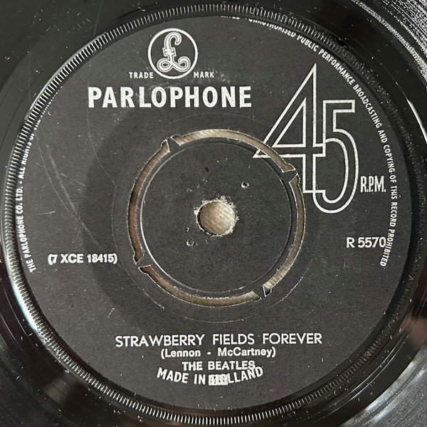 Cover zu The Beatles - Strawberry Fields Forever / Penny Lane | 1967 | Vinyl | Rock, Pop | Netherlands