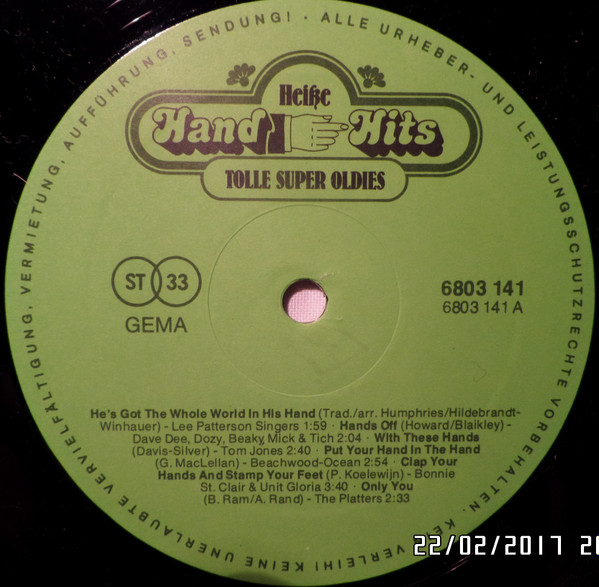 Cover zu Various - Heiße Hand Hits | Vinyl | Pop, Folk, World, & Country | Germany