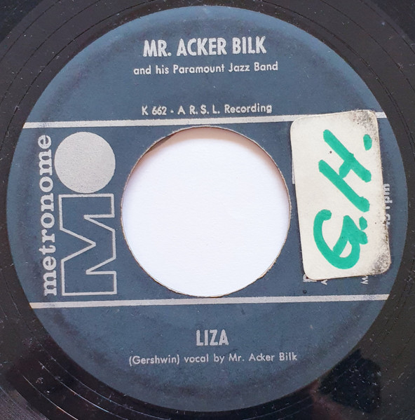 Cover zu Acker Bilk And His Paramount Jazz Band - Liza / Cushion Foot Stomp | Vinyl | Jazz | Germany Schallplatten Ankauf