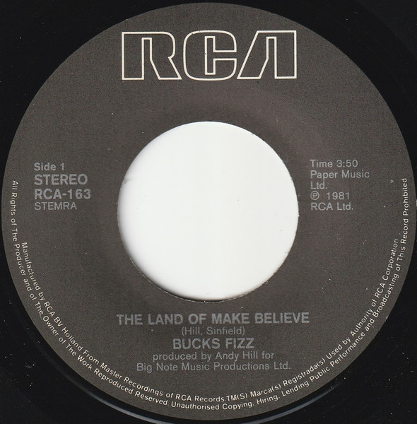 Cover zu Bucks Fizz - The Land Of Make Believe | 1981 | Vinyl | Electronic, Pop | Netherlands
