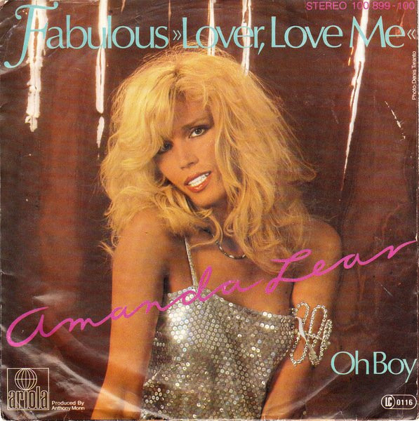Cover zu Amanda Lear - Fabulous »Lover, Love Me« | 1979 | Vinyl | Electronic, Pop | Germany