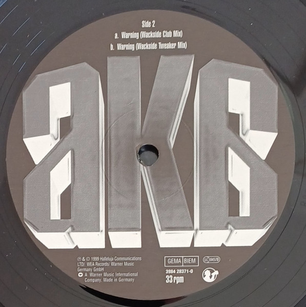 Cover zu A.K.A. - Warning | 1999 | Vinyl | Hip Hop | Germany