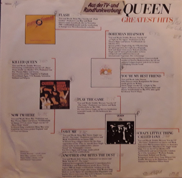 Cover zu Queen - Greatest Hits | 1981 | Vinyl, LP, Stereo, Compilation | Rock, Funk / Soul | Germany