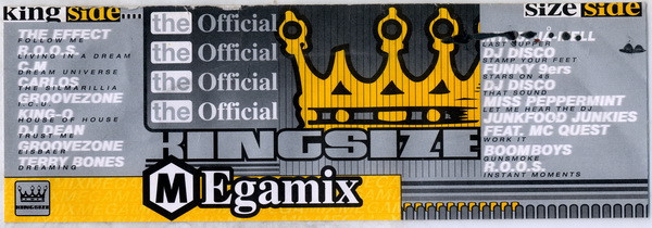 Cover zu Various - The Official Kingsize Megamix | 1998 | Vinyl | Electronic | Germany Schallplatten Ankauf