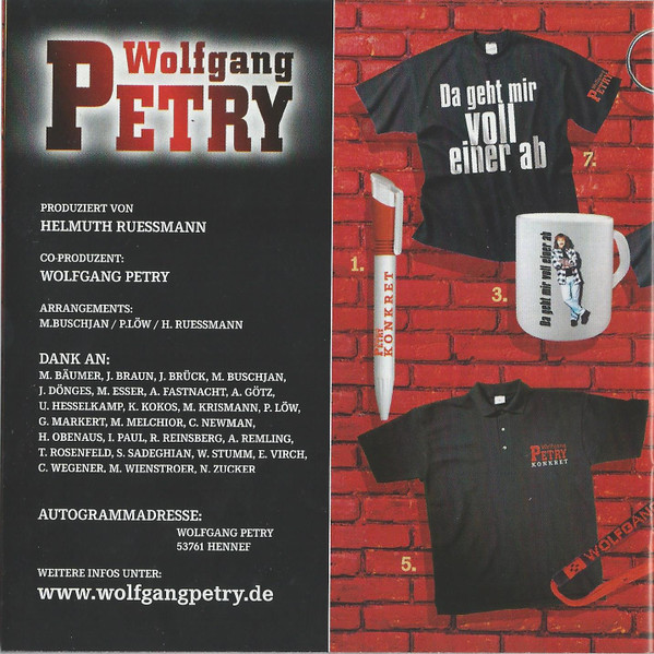 Cover zu Wolfgang Petry - Konkret | 2000 | Vinyl | Pop | Germany