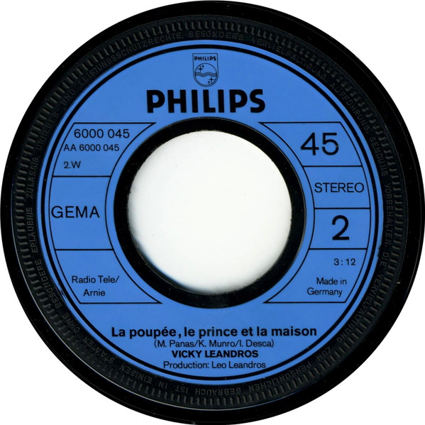 Cover zu Vicky Leandros - Après Toi | 1972 | Vinyl | Pop | Germany